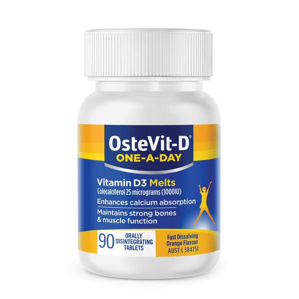 OsteVit-D One-A-Day Vitamin D3 Melts 90 Tablets