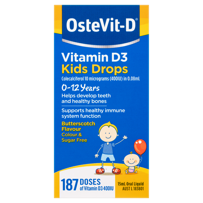 OsteVit-D Vitamin D3 Kids Drops 15ml