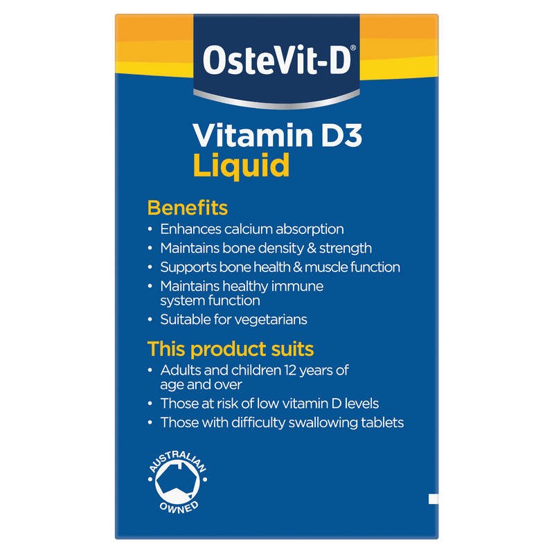 OsteVit-D Vitamin D3 Liquid 50ml