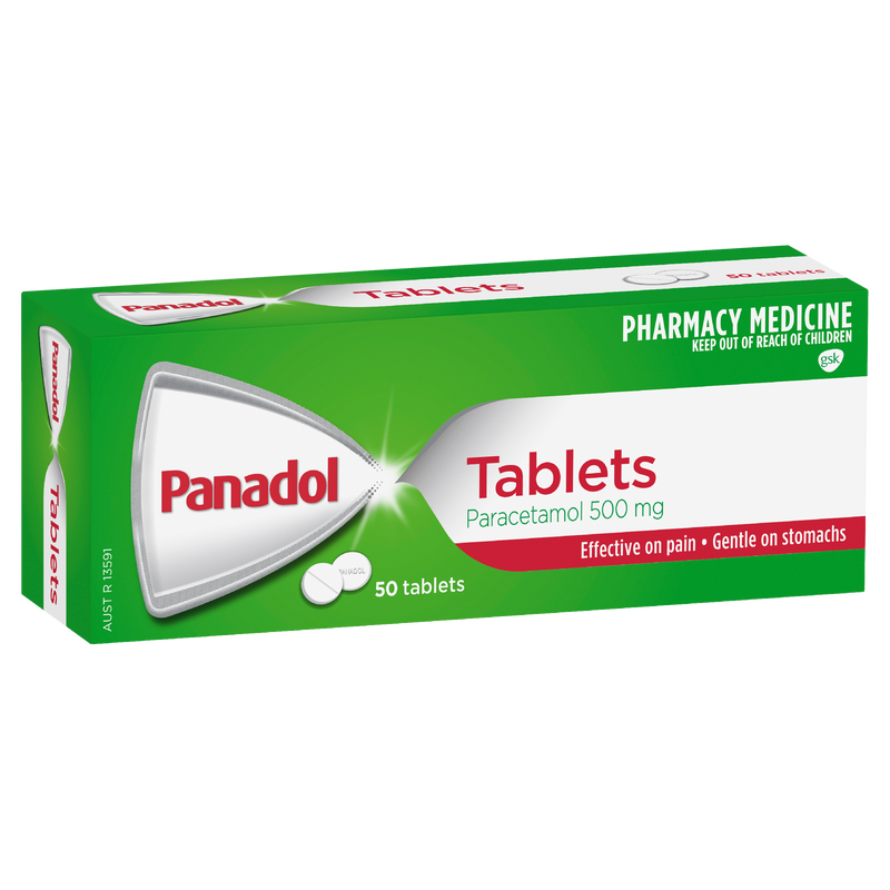 Panadol Tablets Paracetamol 500mg 50 Tablets
