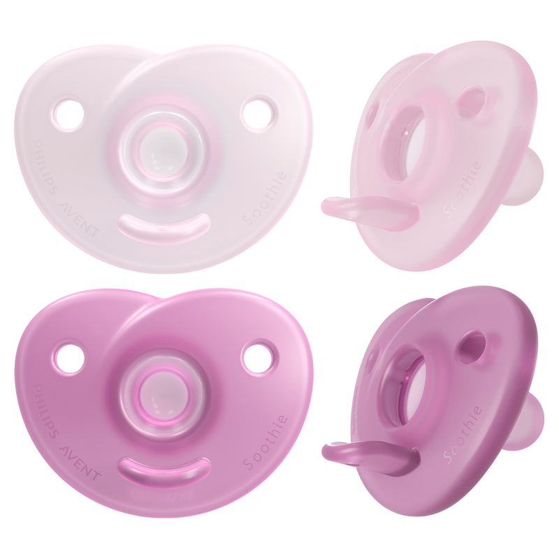 Philips Avent Soothie Pink 0-6 months 2 Pack