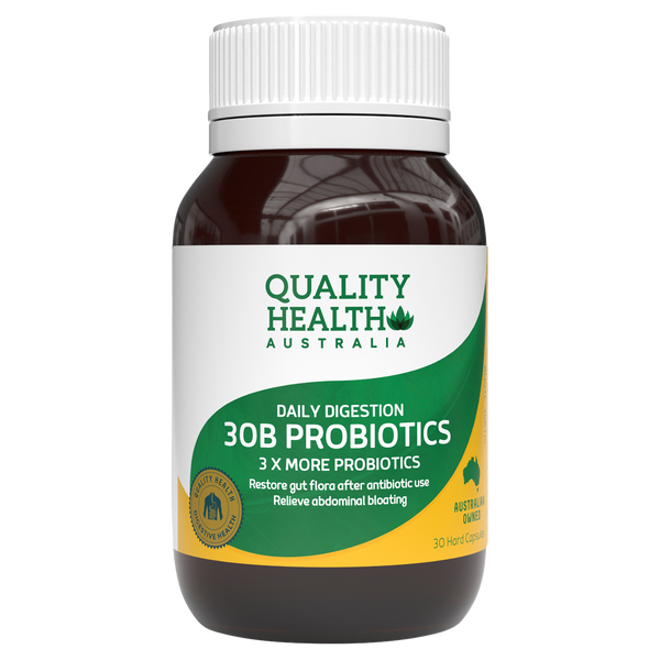 Quality Health Daily Digestion 30B Probiotics 30 Capsules