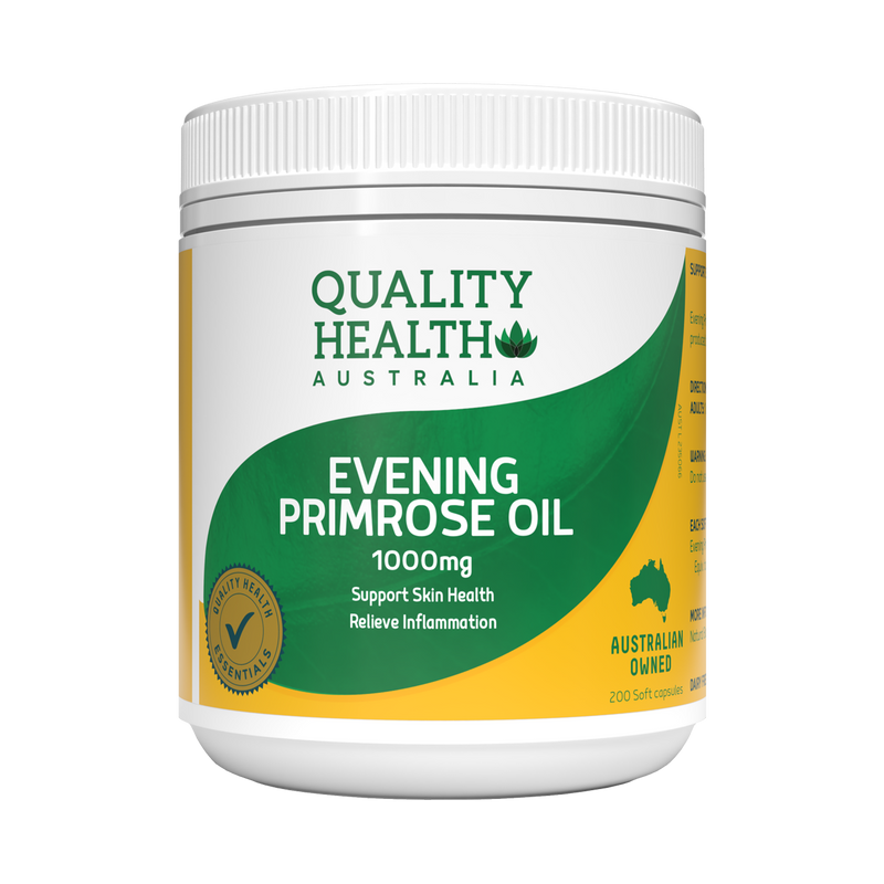 Quality Health Evening Primrose Oil 200 Capsules