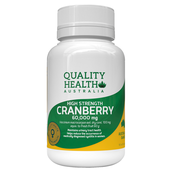 Quality Health High Strength Cranberry 60,000mg 90 Capsules