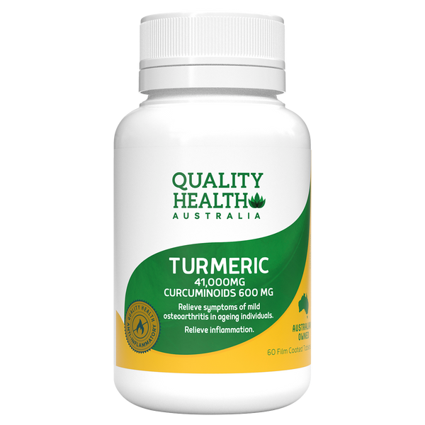Quality Health Turmeric 41000mg 60 Tablets