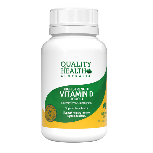 Quality Health Vitamin D 1000IU 60 Tablets