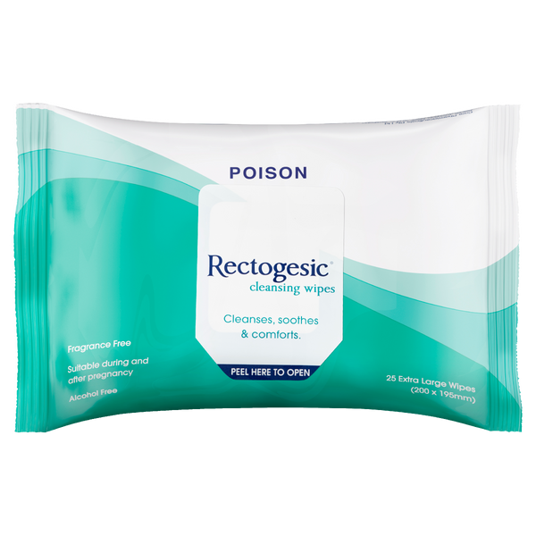 Rectogesic Cleansing Wipes 25 Wipes