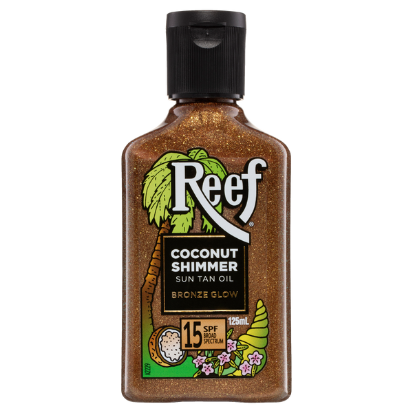 Reef Coconut Shimmer Sun Tan Oil SPF 15 125mL