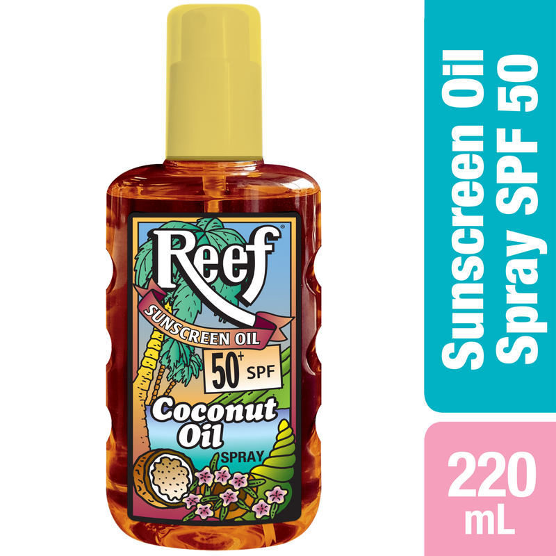 Reef Coconut Sunscreen Oil Spray SPF 50+ 220mL