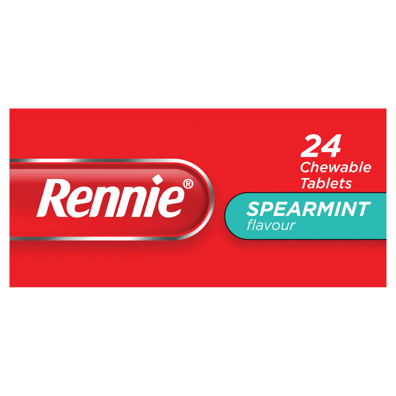 Rennie Spearmint 24 Chewable Tablets