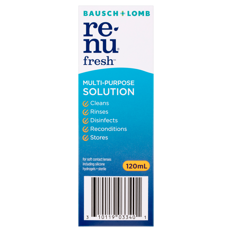 Bausch & Lomb Renu Fresh Multi Purpose Solution 120ml
