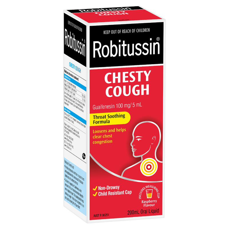 Robitussin Chesty Cough, Cough Liquid 200ml