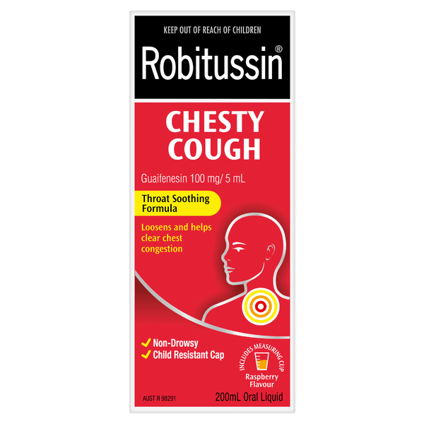 Robitussin Chesty Cough, Cough Liquid 200ml