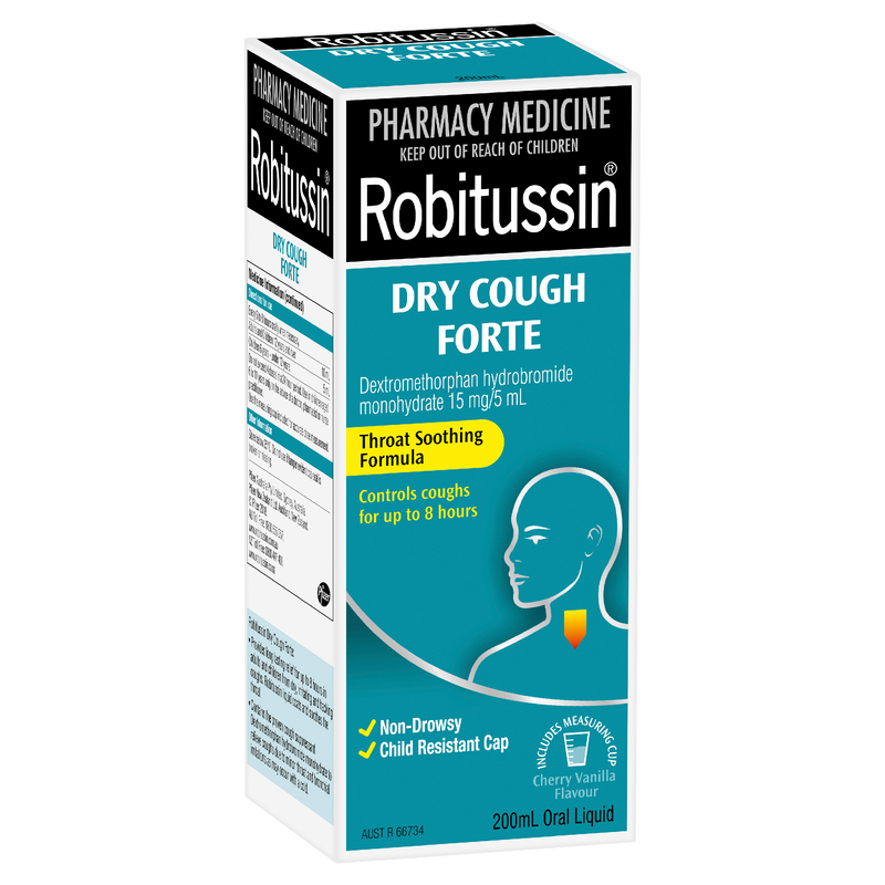 Robitussin Dry Cough Forte Cough Liquid 200ml