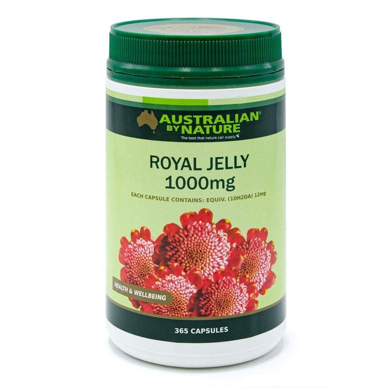 Australian by Nature Royal Jelly 1000mg 365 Capsules
