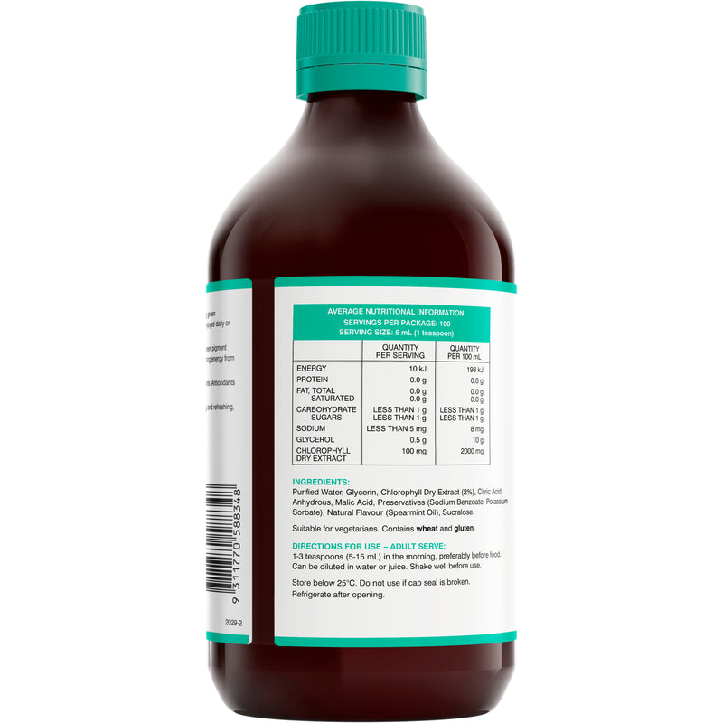Swisse Chlorophyll Spearmint Superfood Liquid 500ml