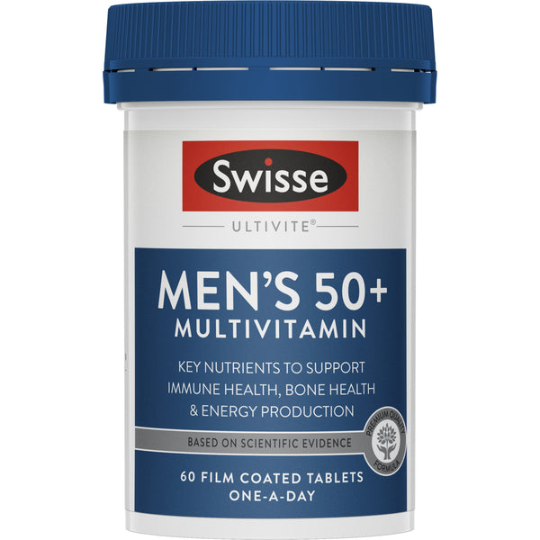 Swisse Men's Ultivite 50+ Multivitamin 60 Tablets