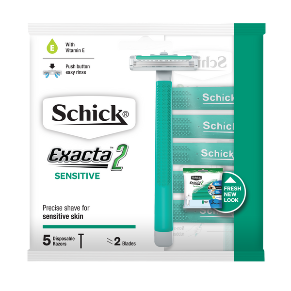 Schick Exacta 2 Sensitive 5 Disposable Razors