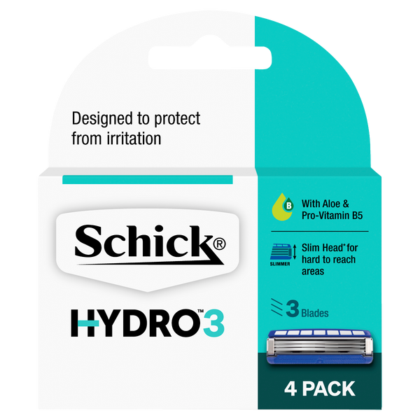 Schick Hydro 3 Blades Refill 4 pack