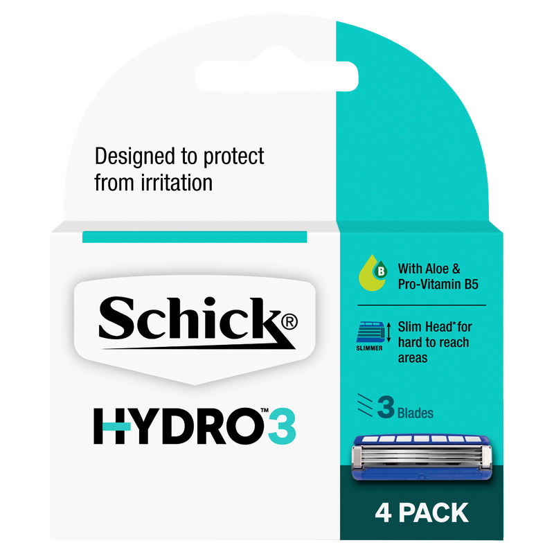 Schick Hydro 3 Blades Refill 4 pack