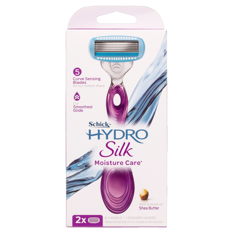 Schick Hydro Silk Moisture Care* Razor Kit +2