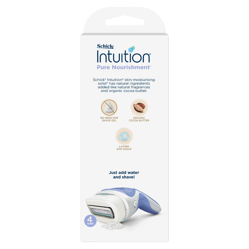 Schick Intuition Pure Nourishment Razor Kit 2pk