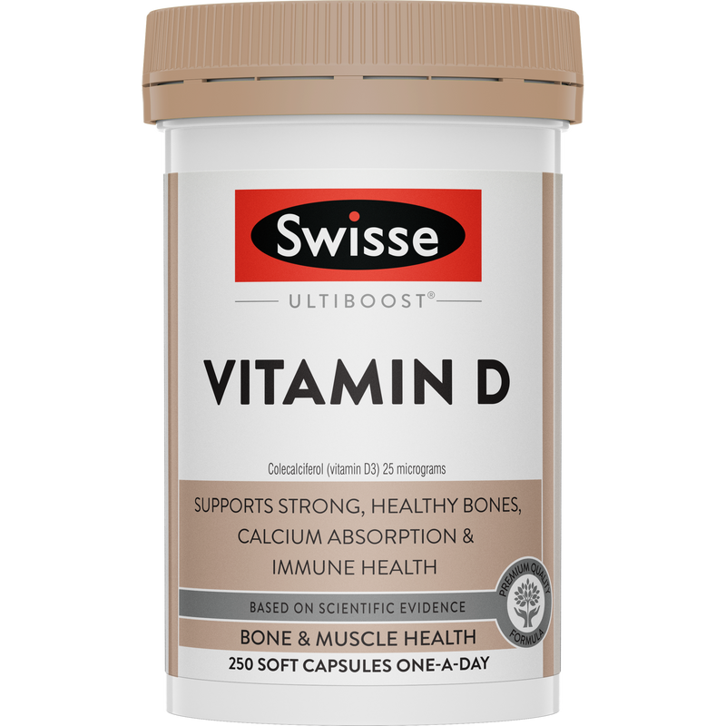 Swisse Ultiboost Vitamin D 250 Tablets