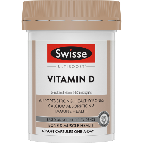 Swisse Ultiboost Vitamin D 60 Capsules