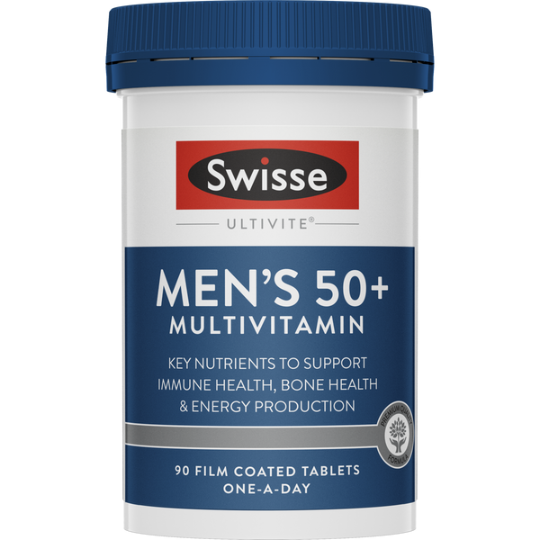 Swisse Ultivite Men's 50 + Multivitamin 90 Tablets