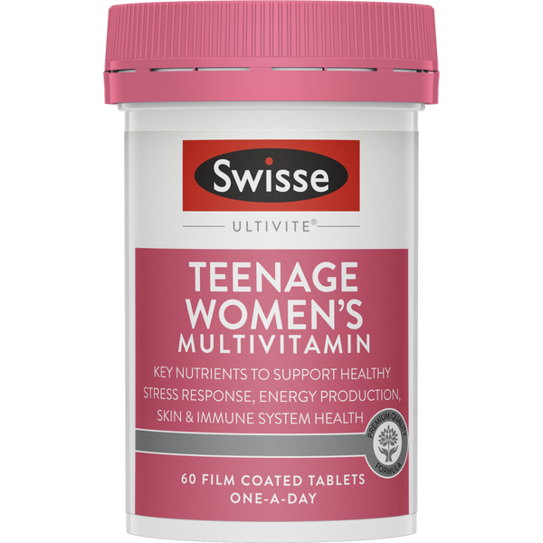 Swisse Ultivite Teenage Women's Multivitamin 60 Tablets