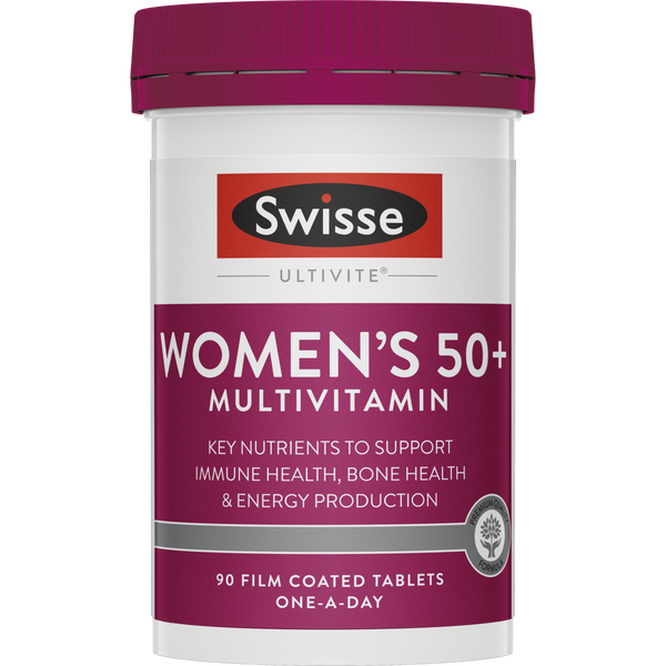 Swisse Ultivite Women's 50+ Multivitamin 90 Tablets