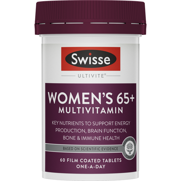 Swisse Women's Ultivite 65+ Multivitamin 60 Tablets
