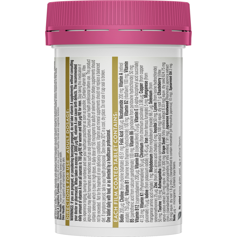 Swisse Ultivite Women's High Potency Multivitamin 40 Tablets