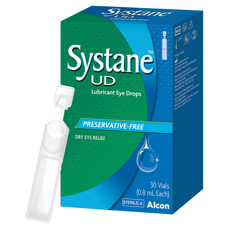 Systane UD Lubricant Eye Drops 0.8ml x 30 Vials