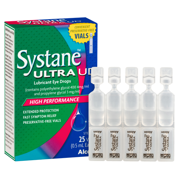 Systane Ultra UD Lubricant Eye Drops 0.5ml x 25 Vials