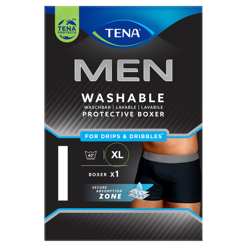 TENA Men Washable Protective Boxer Extra Large (XL) 1 Pack