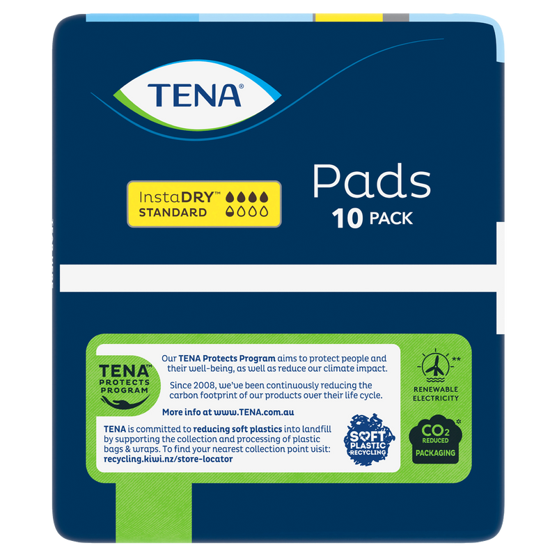 TENA Pads InstaDRYâ„¢ Standard 10 Pack