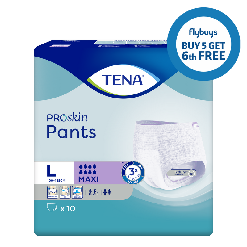 TENA ProSkin Pants Maxi Large 10 Pack