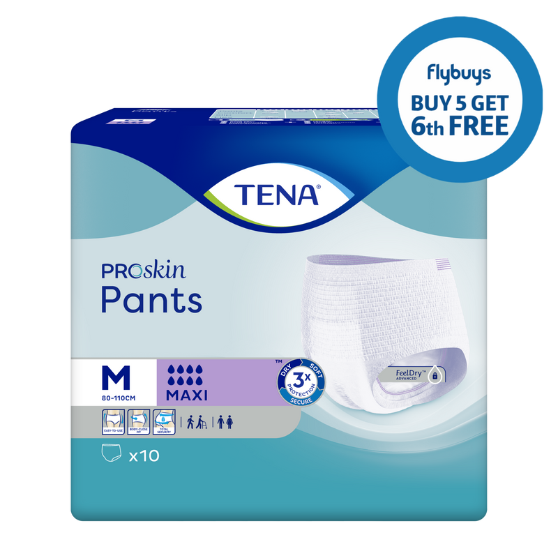TENA ProSkin Pants Maxi Medium (M) 10 Pack