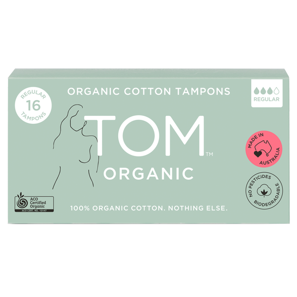 TOM Organic 16 Regular Organic Cotton Tampons