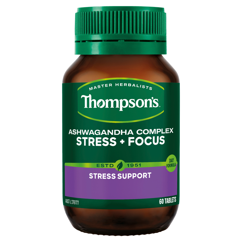 Thompson's Ashwagandha Complex Stress + Focus 60 Tablets