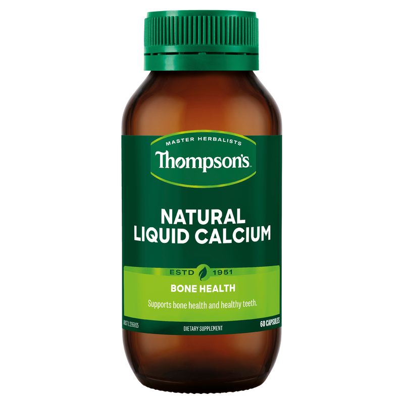 Thompson's Natural Liquid Calcium 60 Capsules