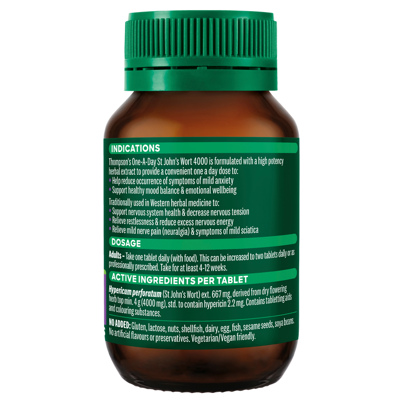 Thompson's One-A-Day St John's Wort 4000 60 Tablets