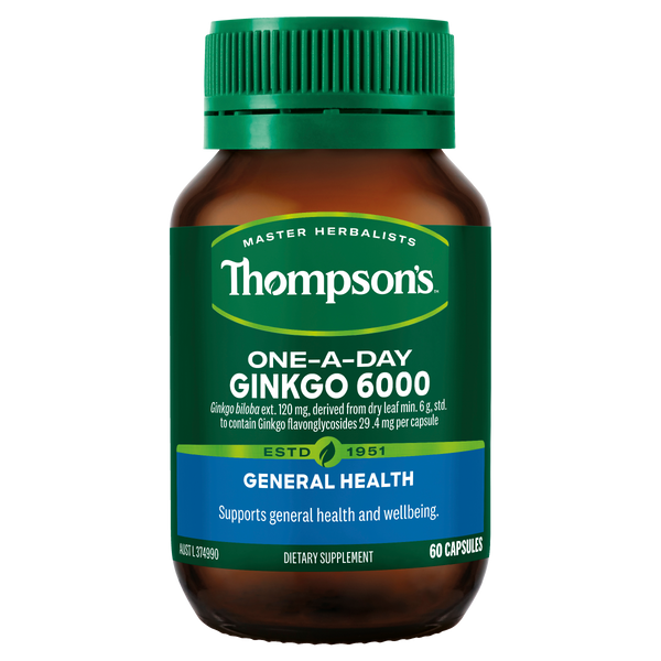 Thompson's One-a-Day Ginkgo 6000 60 Capsules
