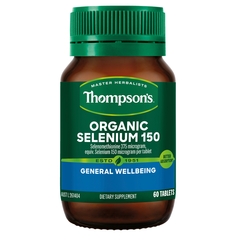 Thompson's Organic Selenium 150 60 tablets