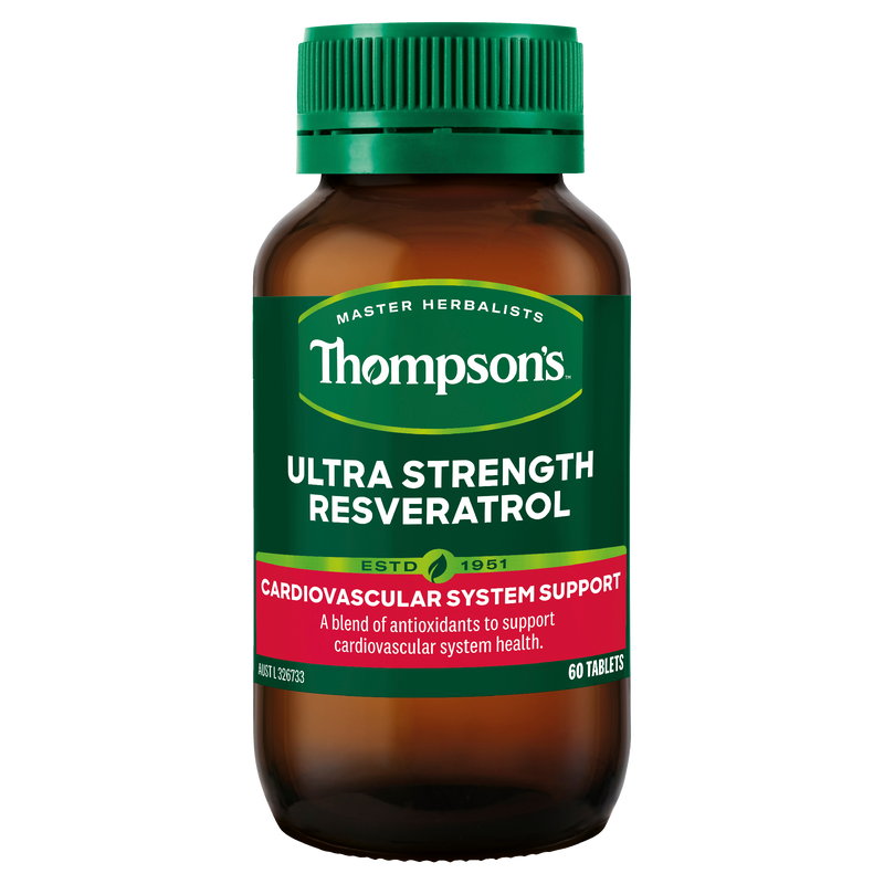 Thompson's Ultra Strength Resveratrol 60 tablets