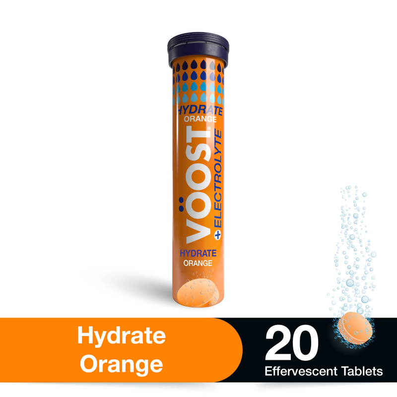 Voost Hydrate Orange 20 Effervescent Tablets