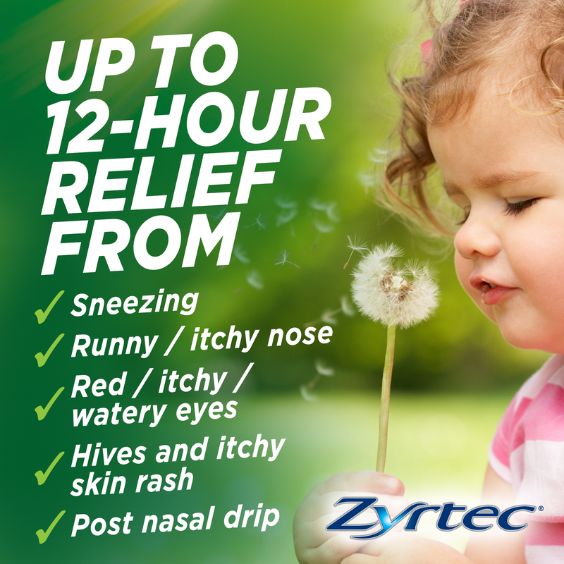 Zyrtec Kids Allergy & Hayfever Relief Antihistamine Oral Drops 20ml