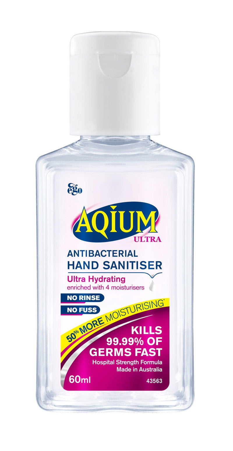 Aqium Hand Sanitiser Ultra 60ml - Aussie Pharmacy