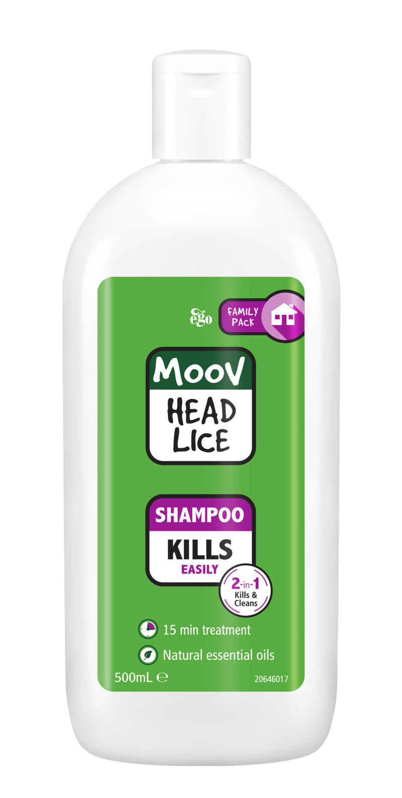 Ego Moov Head Lice Shampoo 500ml
